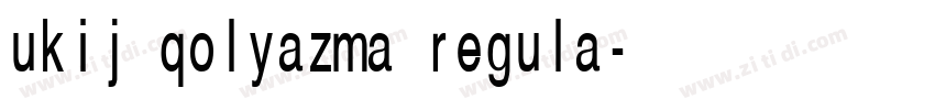 ukij qolyazma regula字体转换